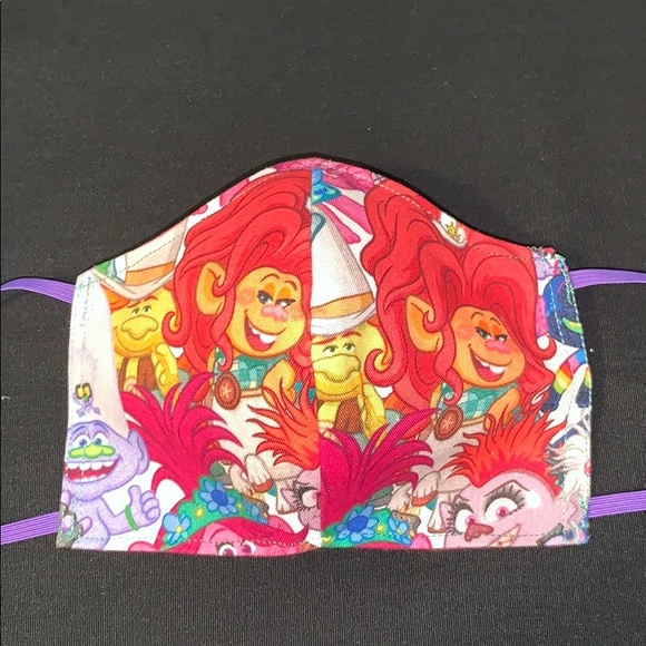 Bundle of 2 Trolls print Face Masks
